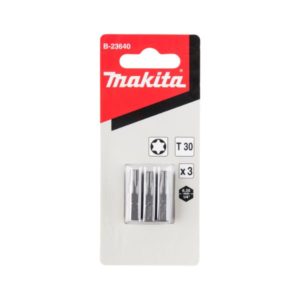 Makita ruuvauskärki T30, 25 mm – 3 kpl, 1/4