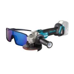 Makita DGA506Z LXT kulmahiomakone, 125 mm laikka, hiiliharjaton moottori, aurinkolasit kaupan päälle