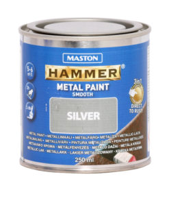 Maston Hammer Sileä Metallimaali 250ml Hopea