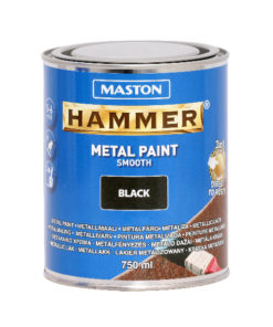 Maston Hammer Sileä Metallimaali 750ml Musta