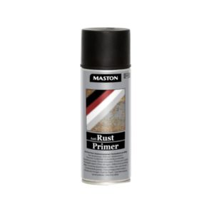 Maston spraymaali Rust-primer 400 ml musta ruosteenestopohjamaali
