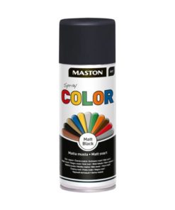 Maston Spraymaali Color Matta Musta 400ml