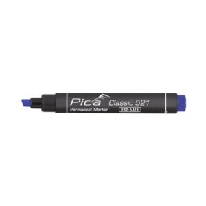 Pica Classic 521 merkintätussi, sininen, 2–6 mm viistokärki, permanentti