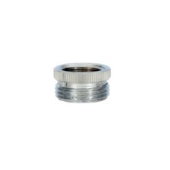 Kromattu muunnosnippa 3/4"UK – 1/2"SK LVI-liitäntöihin
