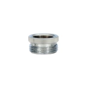 Kromattu muunnosnippa 3/4"UK – 1/2"SK LVI-liitäntöihin