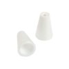 Valkoinen muovinen narutulppa sälekaihtimille – siisti viimeistely nostonaruille, pakkauksessa 2 kpl. Tuotekoodi 61005200, EAN 6414675026786.