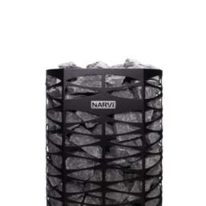 Narvi Saana 9,0 kW musta verkkokiuas erillisellä ohjauksella