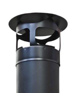 Narvi Kota saunapiippu 15 musta – CE-hyväksytty, turvallinen ja kestävä teräshormi pihasaunoihin ja ulkorakennuksiin.