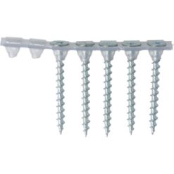 Kipsilevyruuvi puuhun 3,9 x 41 mm, clear zinc -pintakäsittely, Philips 2 -kanta. Nopea ja luotettava kiinnitys kipsilevylle puurankaan, 1000 kpl. EAN 8715274296944.