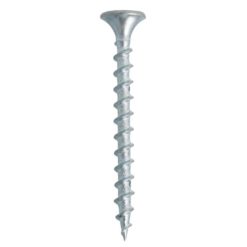 Kipsilevyruuvi puuhun 3,9 x 41 mm, clear zinc -pintakäsittely, Philips 2 -kanta. Nopea ja luotettava kiinnitys kipsilevylle puurankaan, 1000 kpl. EAN 8715274296944.