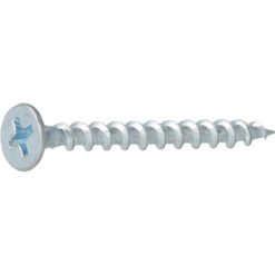 Kipsilevyruuvi puuhun 3,9 x 41 mm, clear zinc -pintakäsittely, Philips 2 -kanta. Nopea ja luotettava kiinnitys kipsilevylle puurankaan, 1000 kpl. EAN 8715274296944.