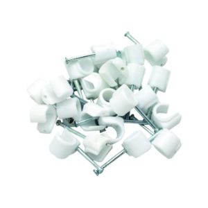 Naulakiinnike Opal 8-12 mm valkoinen 20 kpl