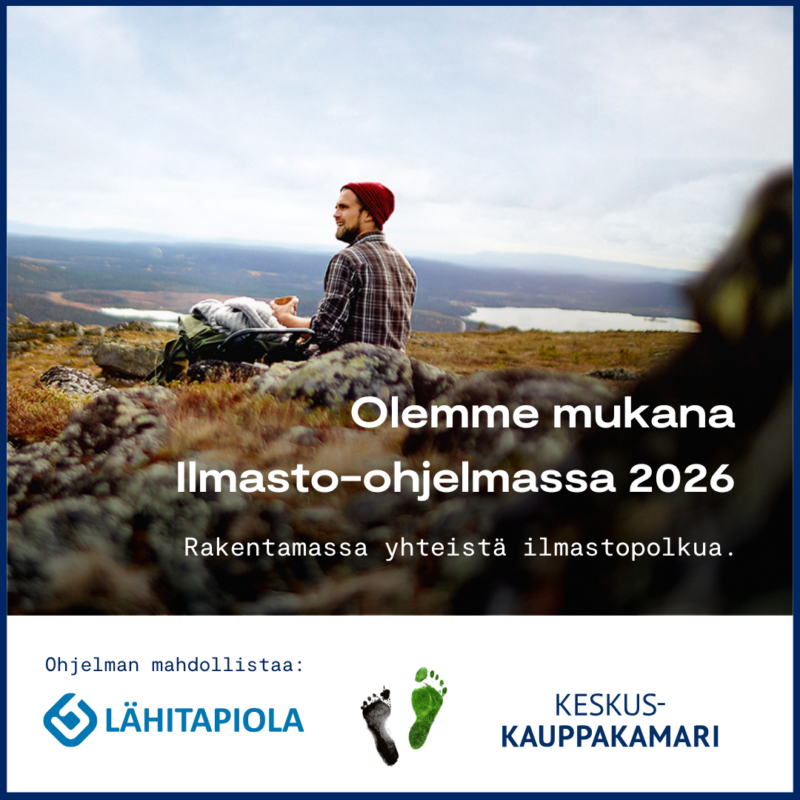 Ilmasto-ohjelma on suunnattu suomalaisille pk-yrityksille, jotka haluavat lähteä edistämään omaa ilmastotyötään. PK-Puu OY