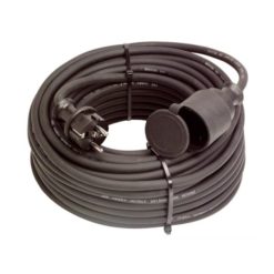 Opal ulkojatkojohto 1-osainen, 10 m – IP44-suojattu, H07RN-F 3x2,5 mm² kaapeli, maksimikuorma 3680 W. Kestävä ja turvallinen valinta ulkokäyttöön.
