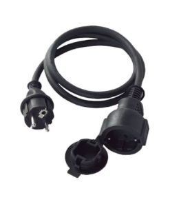 Opal 1-osainen ulkojatkojohto, 5 metrin pituinen, IP44-suojattu. Soveltuu ulko- ja sisäkäyttöön, 16A / 250V.