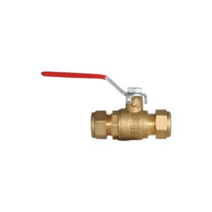 Palloventtiili 15–15 mm puserrusliittimillä, täysaukko, PN25, Made in Italy