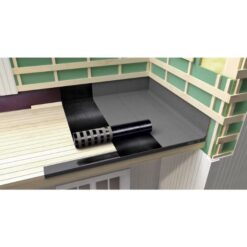 Kerabit Dual TL2 harmaa parvekekermi ja kattokermi 1,1 x 8 m