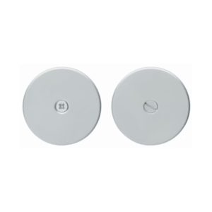 Abloy 001P peitekilpi, satiinikromi, Ø 50 mm