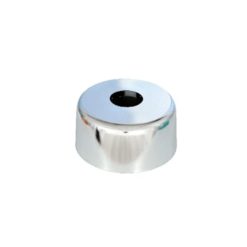 Kromattu peiteprikka lattiaputkelle (95/32/40) – siisti viimeistely 75 mm muhvin päälle. EAN 6415865022915.