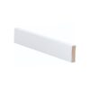Puhdasvalkoinen mäntyinen peitelista 12x42 mm NCS S 0500-N