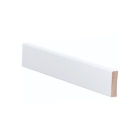 Puhdasvalkoinen mäntyinen peitelista 12x42 mm NCS S 0500-N