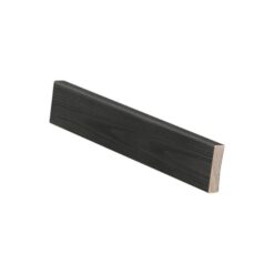 Hiilisävyinen mäntyinen peitelista 12x42x2200 mm saunasuojalla
