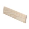 Puuvalmis sileä peitelista 12x52 mm