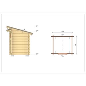 Puucee 45x145mm 1,52mx1,68m 2,5m2