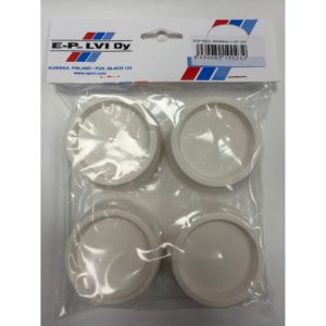 Pesukoneen tärinätassut (4 kpl) – vaimentavat tehokkaasti linkouksen aiheuttamaa tärinää ja melua sekä suojaavat lattiaa.