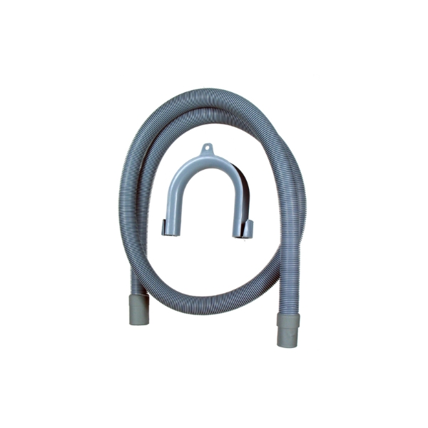 Pesukoneen poistoletku 1,5m Sis. taivutuskulma