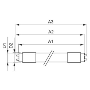 Philips LED-valoputki T8 8W 600mm 800lm, neutraali valkoinen valo