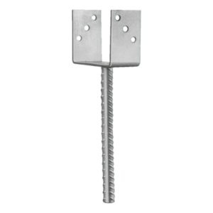 Fix Master pilarikenkä HOT 100 × 70 × 90 × 4, D16 × 200 – betoniin upotettava, korkeussäädettävä ja kuumasinkitty pilarikenkä, ETA- ja CE-hyväksytty. EAN 6417926698893.