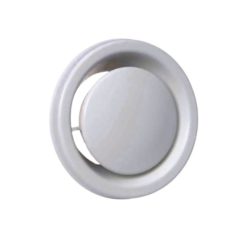 Poistoilmaventtiili KSOA 100 mm, valkoinen