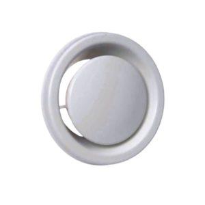 Poistoilmaventtiili KSOA 100 mm, valkoinen