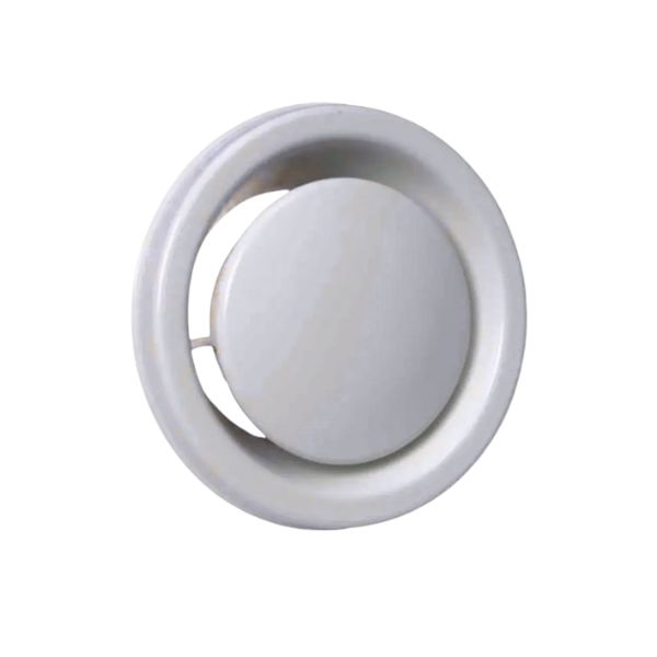 Poistoilmaventtiili KSOA 100 mm, valkoinen