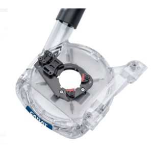 Pölynpoistosarja Carat Hionta Ø125 – pöly- ja suojakuori kulmahiomakoneisiin Ø115–125 mm, yhteensopiva useimpien merkkien kanssa. EAN:8714452061237