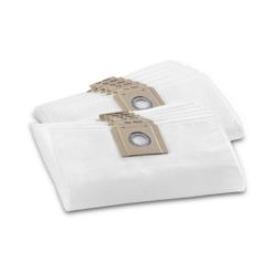 Kärcher fleece -pölypussit T 12/1 / T 10/1 -imureihin – kestävä ja tehokas pölynkeruu, pakkauksessa 10 kpl. EAN 4002667803693.