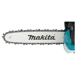 Tehokas Makita DUC258Z 18V LXT yläkahvainen akkuketjusaha 25 cm laipalla. Hiiliharjaton moottori, 24 m/s ketjunopeus, runko.
