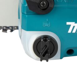 Tehokas Makita DUC258Z 18V LXT yläkahvainen akkuketjusaha 25 cm laipalla. Hiiliharjaton moottori, 24 m/s ketjunopeus, runko.