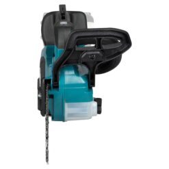 Tehokas Makita DUC258Z 18V LXT yläkahvainen akkuketjusaha 25 cm laipalla. Hiiliharjaton moottori, 24 m/s ketjunopeus, runko.