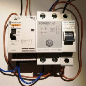 Pörssisähkökytkin 32A Wi‑Fi‑ohjattava DIN-kiskokytkin