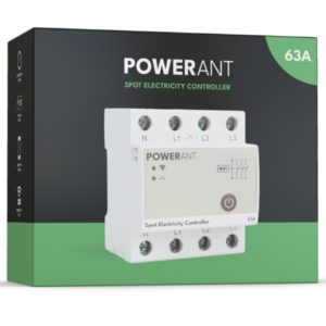 Pörssisähkökytkin 63A kolmivaiheinen Wi‑Fi‑kytkin