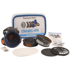 Puolinaamari Sundström SR100 Premium M/L setti