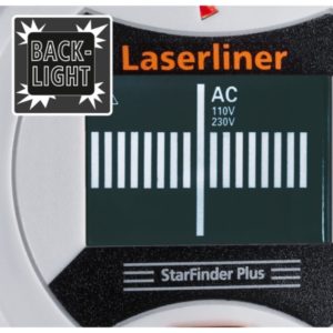 Laserliner StarFinder Plus rakenneilmaisin LCD-näytöllä