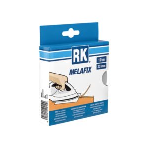 RK Melafix – valkoinen melamiinireunanauha, helppo silitysraudalla kiinnitettävä