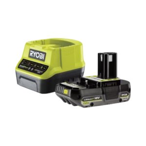 Ryobi RC18120-120C akku ja 2,0 A laturi ONE+ -sarjalle