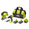 Ryobi RCK182B-225SA6 akkukonesetti, sisältää iskuporakoneen ja pistosahan