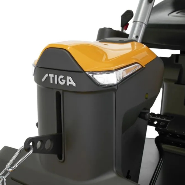 STIGA Ajoleikkuri Park 500 WX + Combi 100 Q Plus -leikkuulaite
