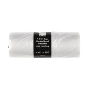 Saana muovipussi 4 L, kirkas, 250 kpl/rll