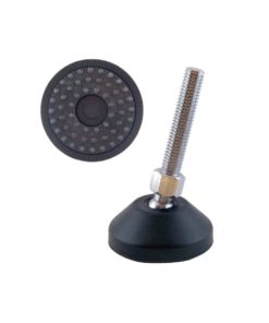 Säätöjalka Pisla M10x30 mm kumipohja 2 kpl musta